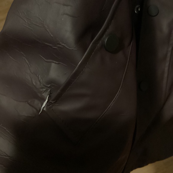 New look Large aubergine men’s rain coat - Picture 4 of 6